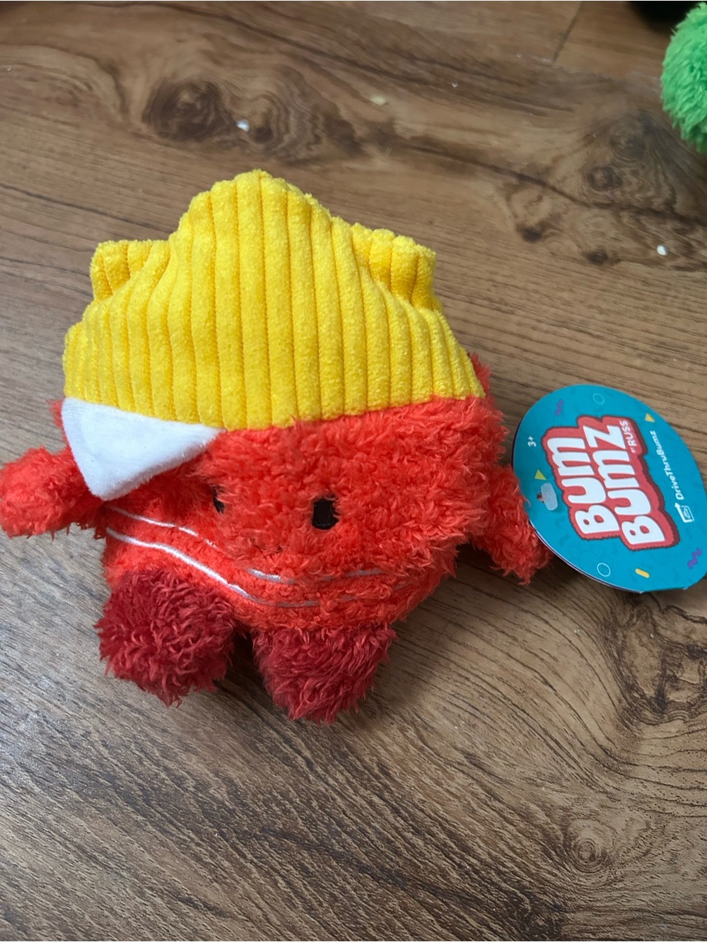 Fries Orange Plush with Yellow Beanie Cute Squishy Character